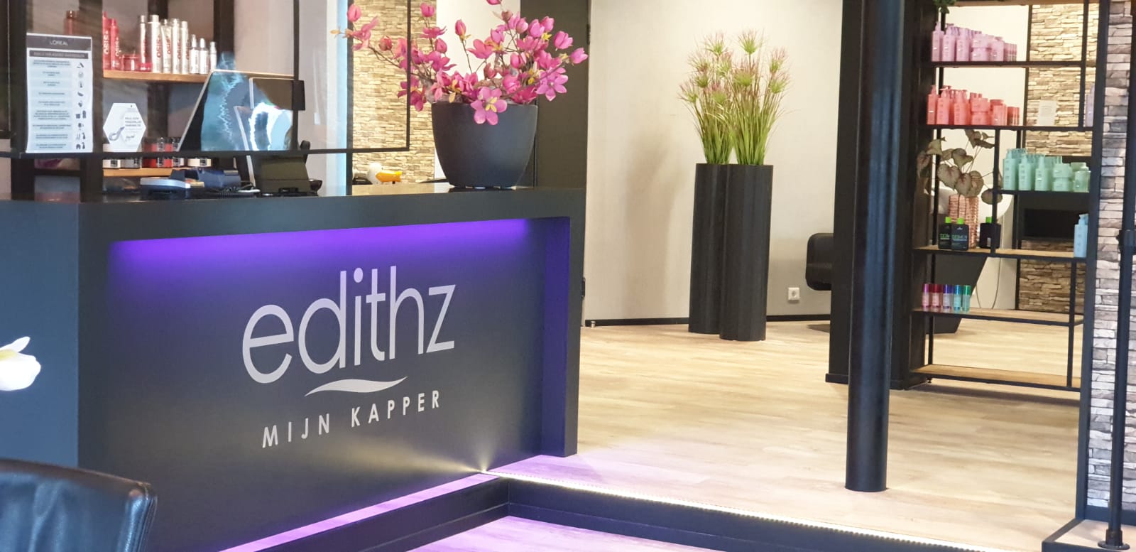 Styling stoel bij Edithz kapsalon