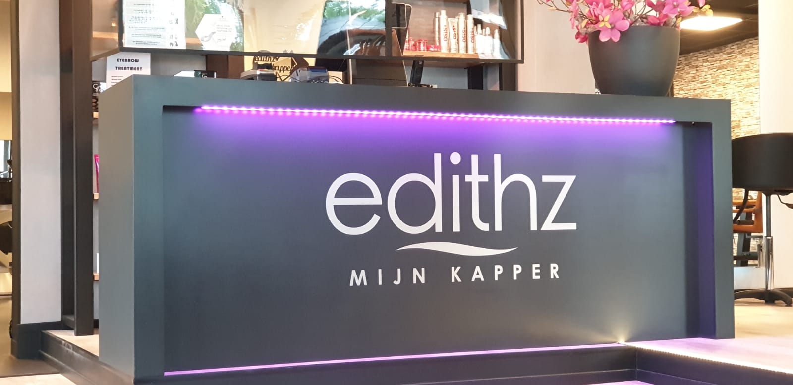 Wachtruimte kapsalon Edithz